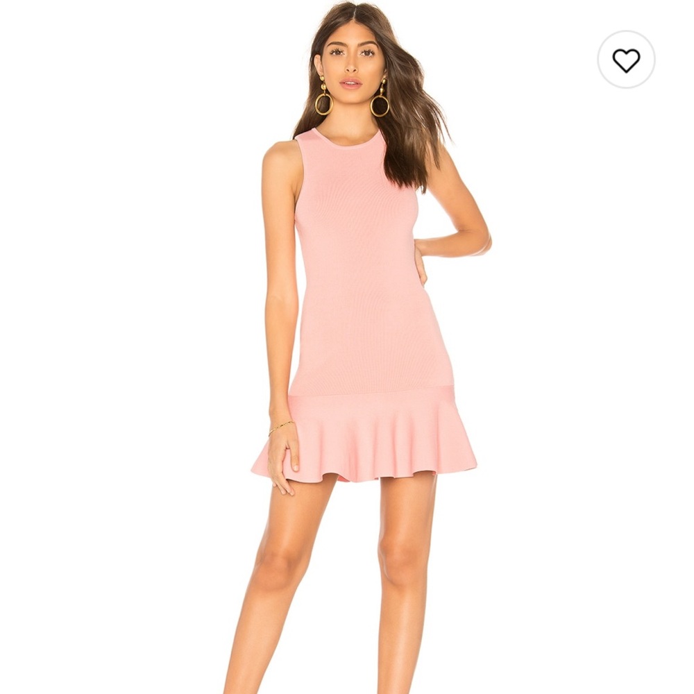 By The Way Pink Ruffle Dress XS